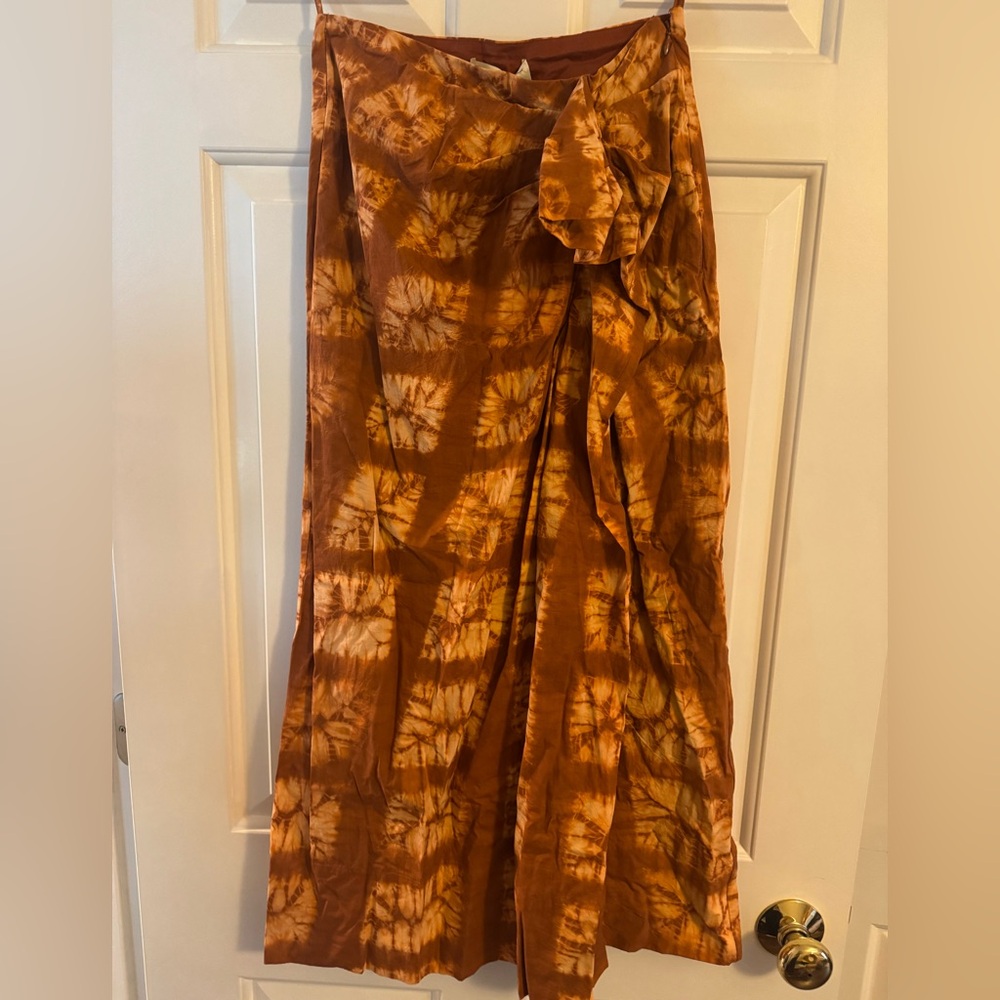 Ulla Johnson Earthy Tie-Dye Skirt